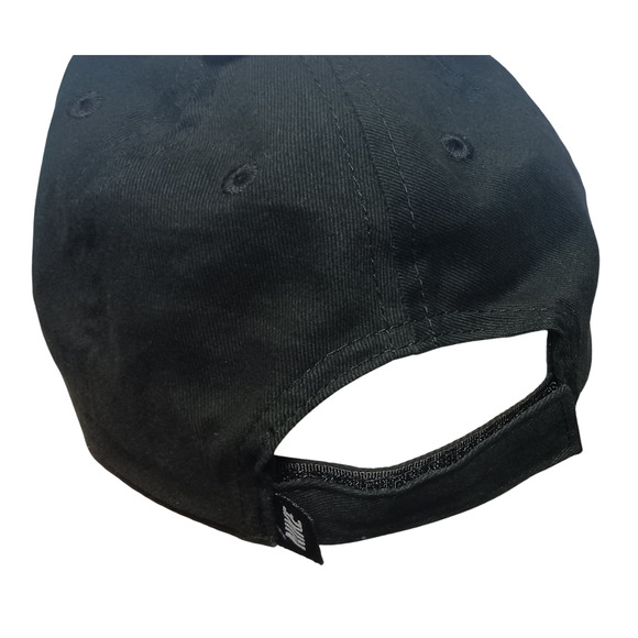 Nike Club Cap Kids Toddler Swoosh Adjustable Hat Black White 2-4T New - Picture 3 of 14